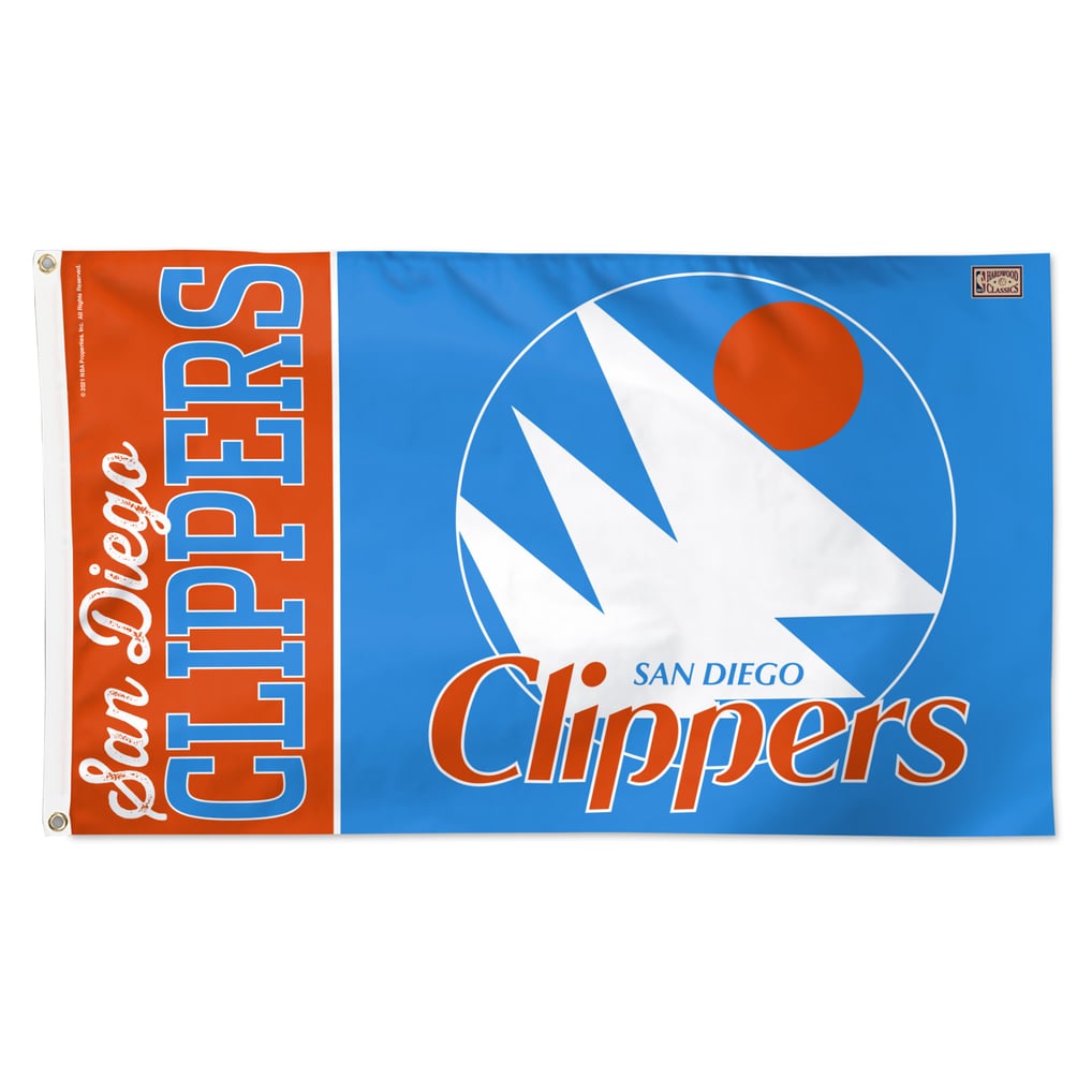 LA Clippers WinCraft 3' x 5' Single-Sided Heritage Deluxe Flag