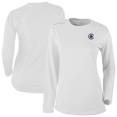  LA Clippers Columbia Women's Omni-Wick Shotgun Long Sleeve Top - White