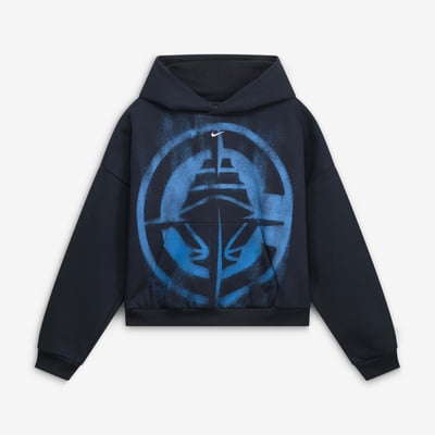  LA Clippers Nike Youth 2026/27 Standard Issue Practice Icon Fleece Pullover Hoodie - Black