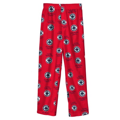LA Clippers Outerstuff Youth Printed Pajama Pants - Red