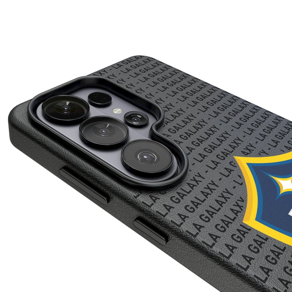  LA Galaxy Keyscaper Text Backdrop Magnetic Bump Case - Black