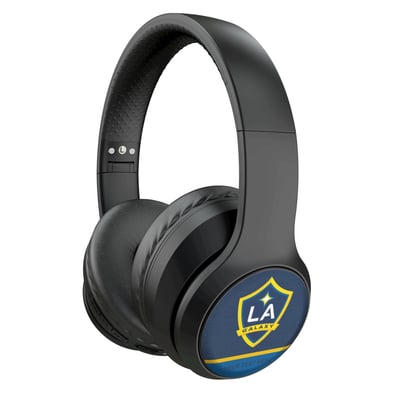 LA Galaxy Keyscaper Personalized Solid Wireless Bluetooth Headphones With Case