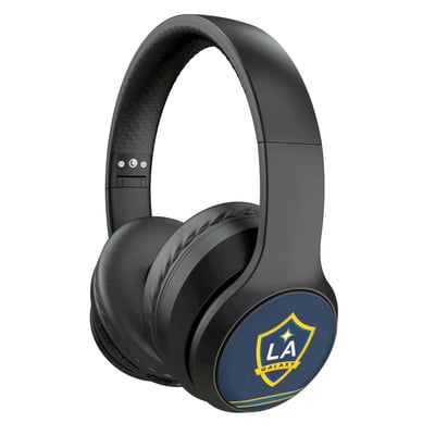 LA Galaxy Keyscaper Stripe Wireless Bluetooth Headphones With Case