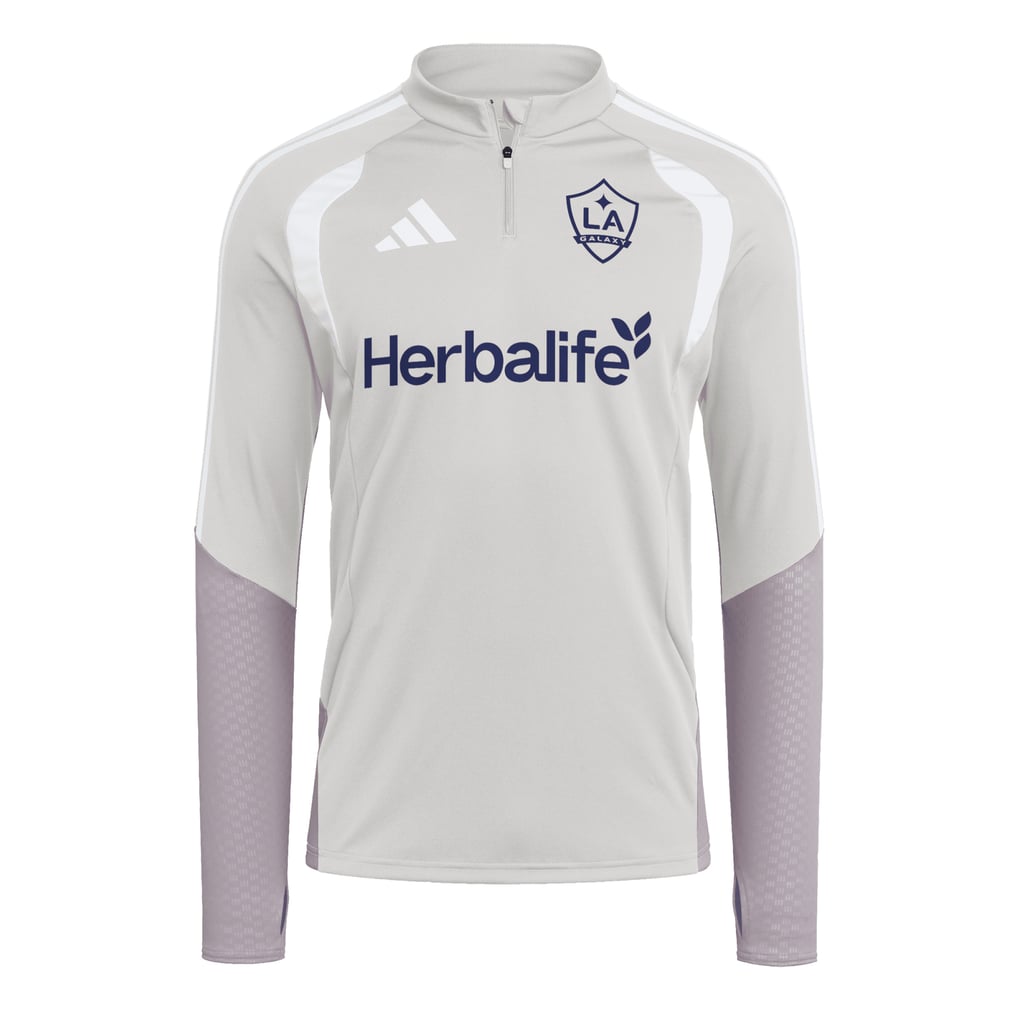 LA Galaxy adidas 2026 Tiro Competition Quarter-Zip Training Top - Silver
