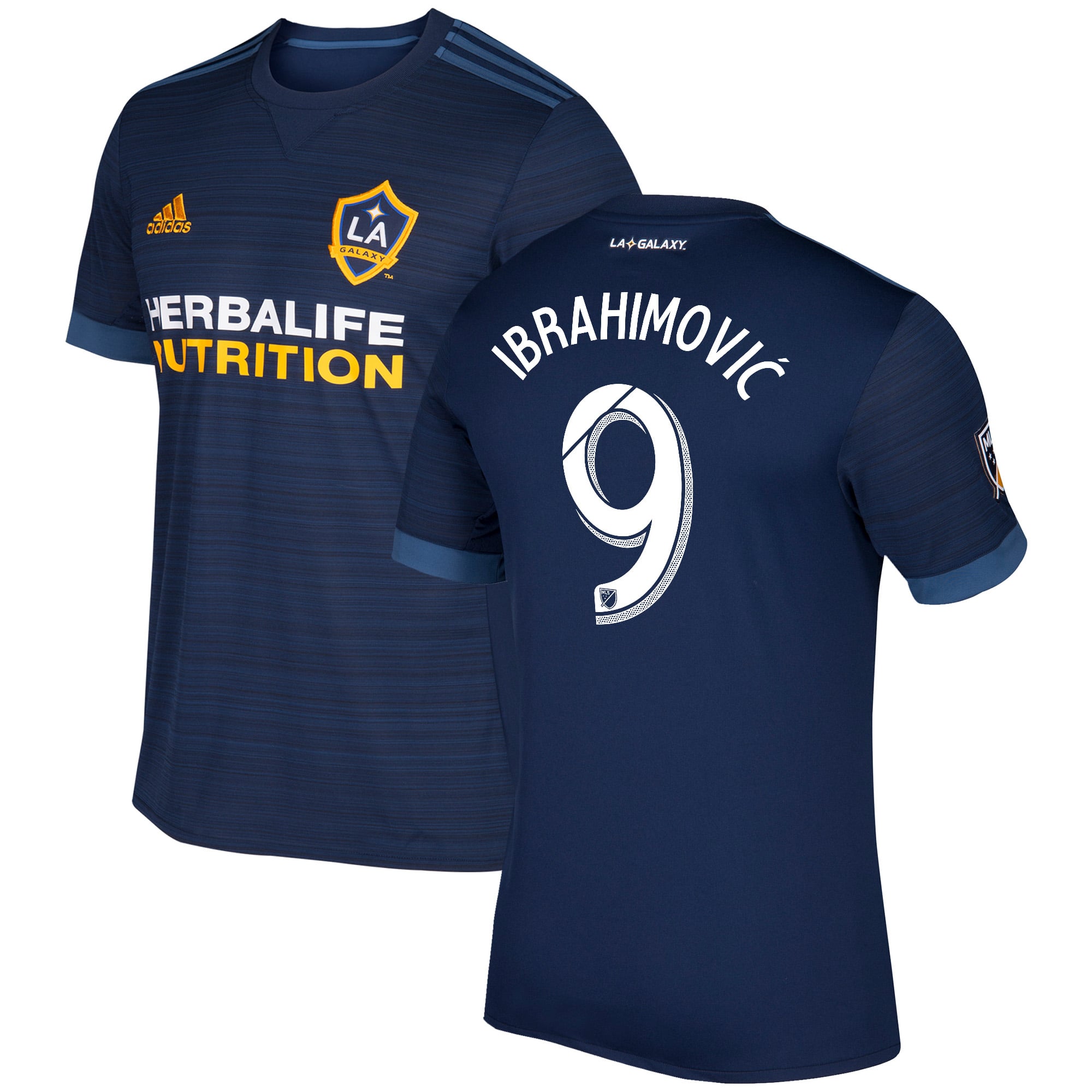  LA Galaxy イブラヒモビッチ ユニフォーム M Zlatan Ibrahimovic LA Galaxy adidas 2017/18 Secondary Replica