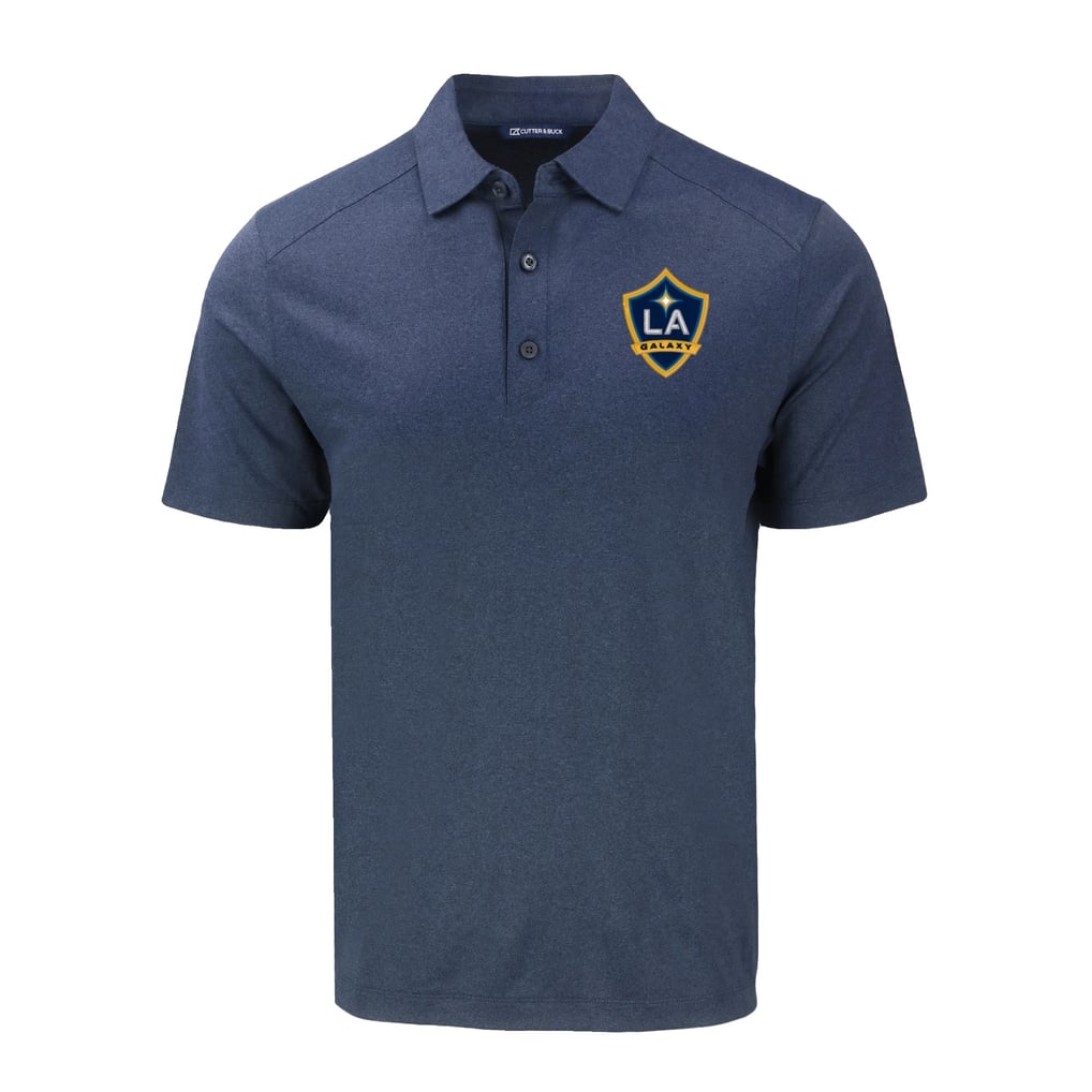 LA Galaxy Cutter & Buck Forge Eco Stretch Recycled Polo - Heather Navy