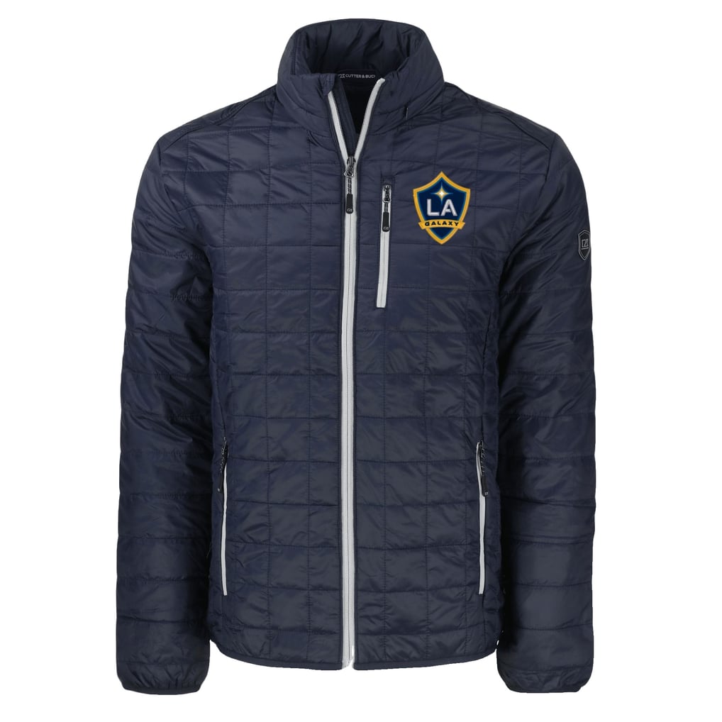 LA Galaxy Cutter & Buck Rainier PrimaLoft Eco Insulated Puffer Full-Zip Jacket - Navy