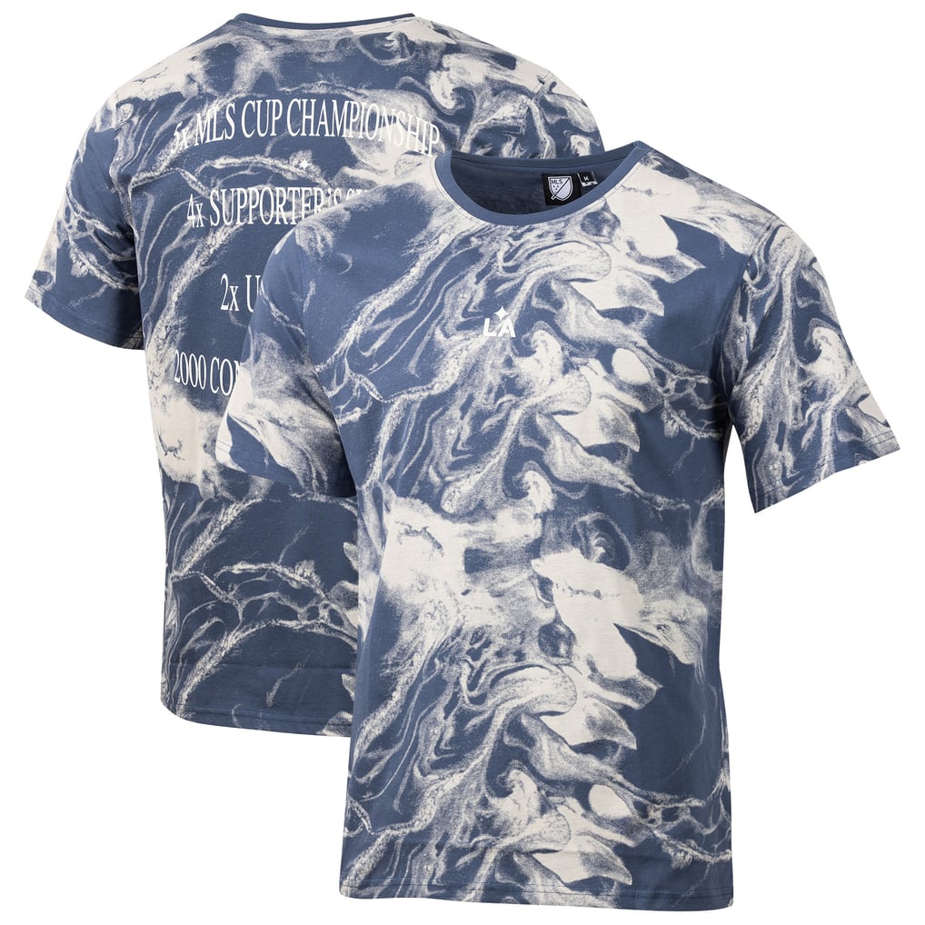 LA Galaxy Sport Design Sweden Team Script Relaxed T-Shirt - Gray