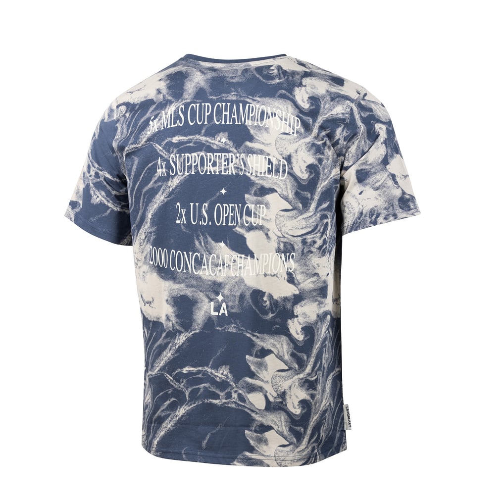  LA Galaxy Sport Design Sweden Team Script Relaxed T-Shirt - Gray