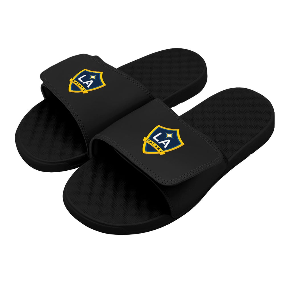 LA Galaxy ISlide Youth Primary Logo Slide Sandals - Black