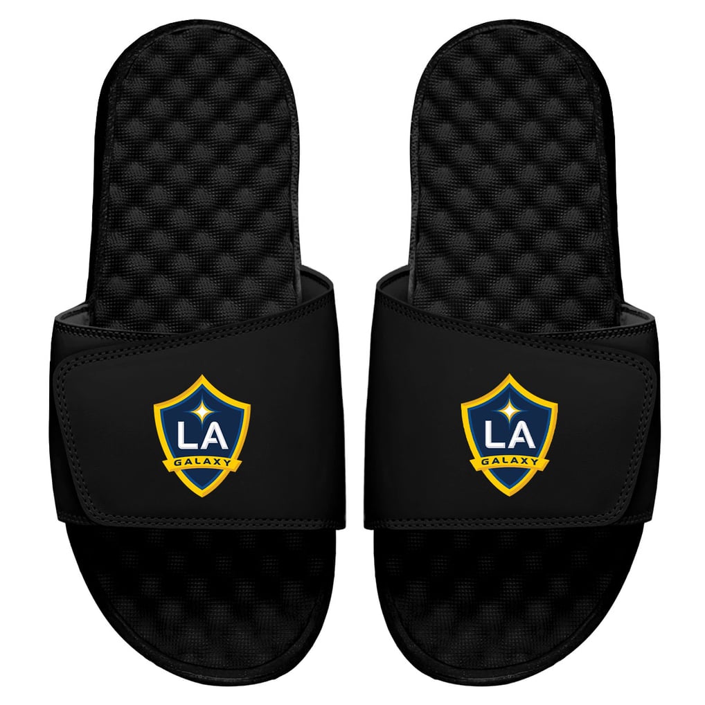 LA Galaxy ISlide Youth Primary Logo Slide Sandals - Black