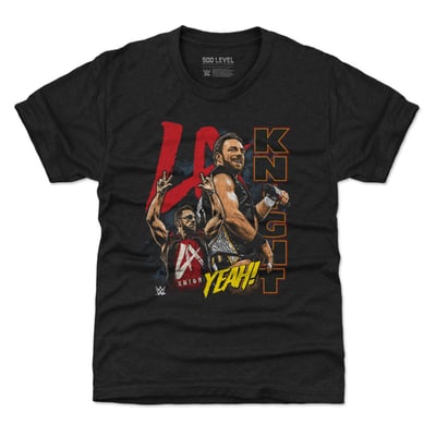 LA Knight 500 Level Youth Vertical Name T-Shirt - Black