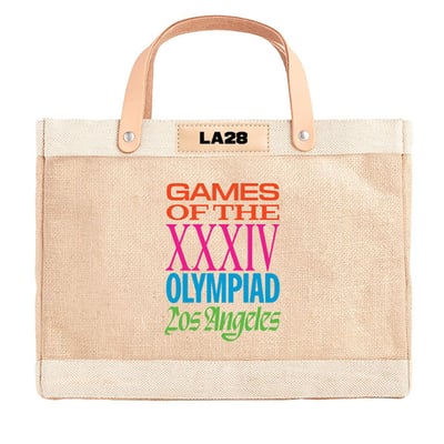Apolis LA28 Summer Olympics Superbloom Petite Market Bag - Natural