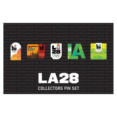 LA28 Superbloom Collection Five-Piece Pin Set