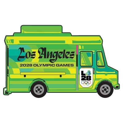 LA28 Superbloom Collection Food Truck Pin