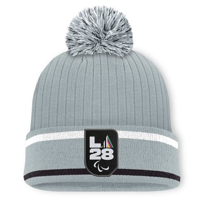  LA28 Fanatics Rift Pom Knit Hat - Gray