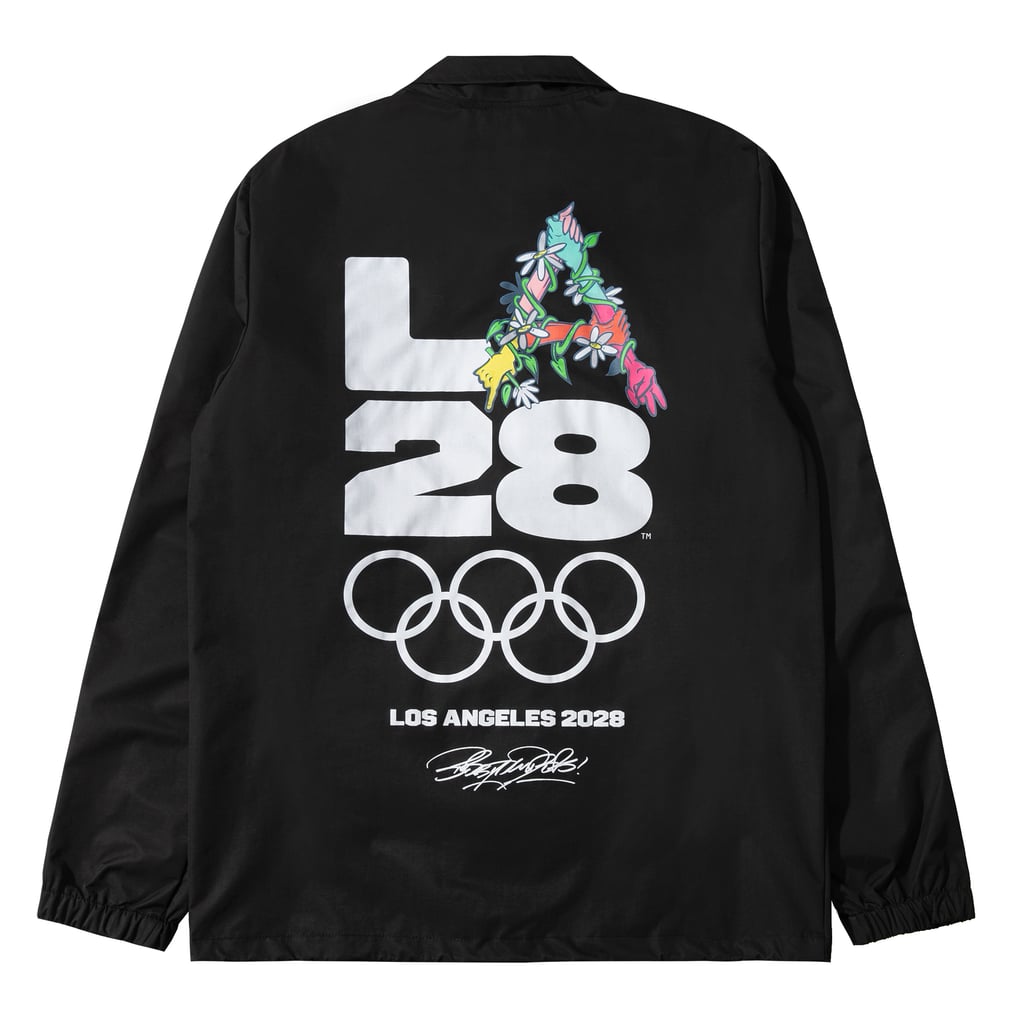 The Hundreds LA28 Summer Olympics Coaches Full-Zip Jacket - Black
