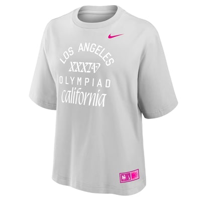 Nike Women's LA28 Summer Olympics Superbloom Collection Boxy T-Shirt - Gray