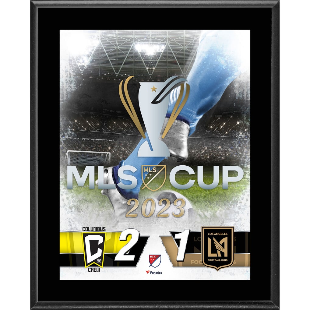 LAFC vs. Columbus Crew Fanatics Authentic 2023 MLS Cup Matchup 10.5" x 13" Sublimated Plaque