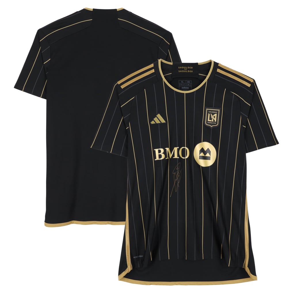 Gareth Bale LAFC Autographed Fanatics Authentic Black adidas 2024 Primary Replica Jersey - Front Signed