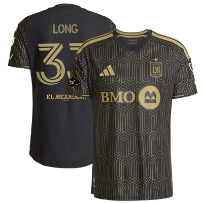 Aaron Long LAFC adidas 2026 Primary Kit On-Field Authentic Jersey - Black