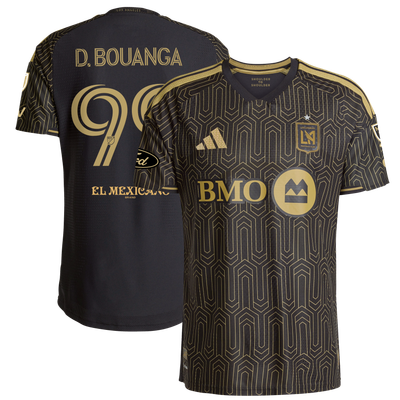 Denis Bouanga LAFC adidas 2026 2026 Primary Kit On-Field Authentic Patch Jersey - Black