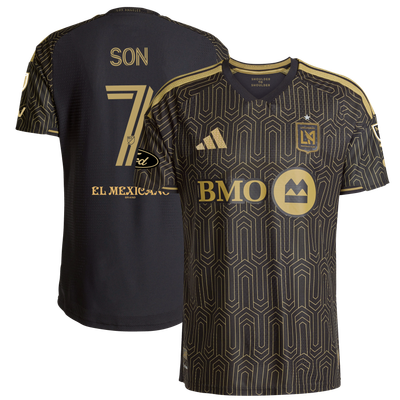Son Heung-Min LAFC adidas 2026 Primary Kit On-Field Authentic Patch Jersey - Black