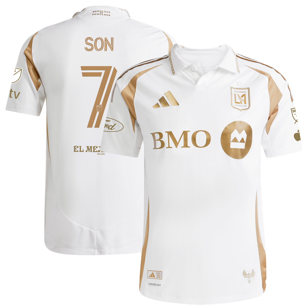 Son Heung-Min LAFC adidas 2025 Secondary Authentic Player Jersey - White