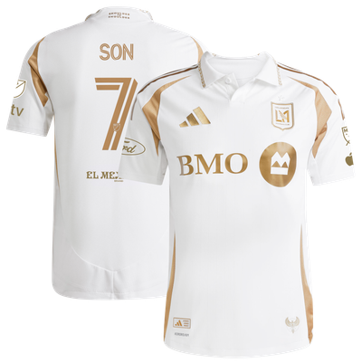 Son Heung-Min LAFC adidas 2025 Secondary Authentic Player Jersey - White