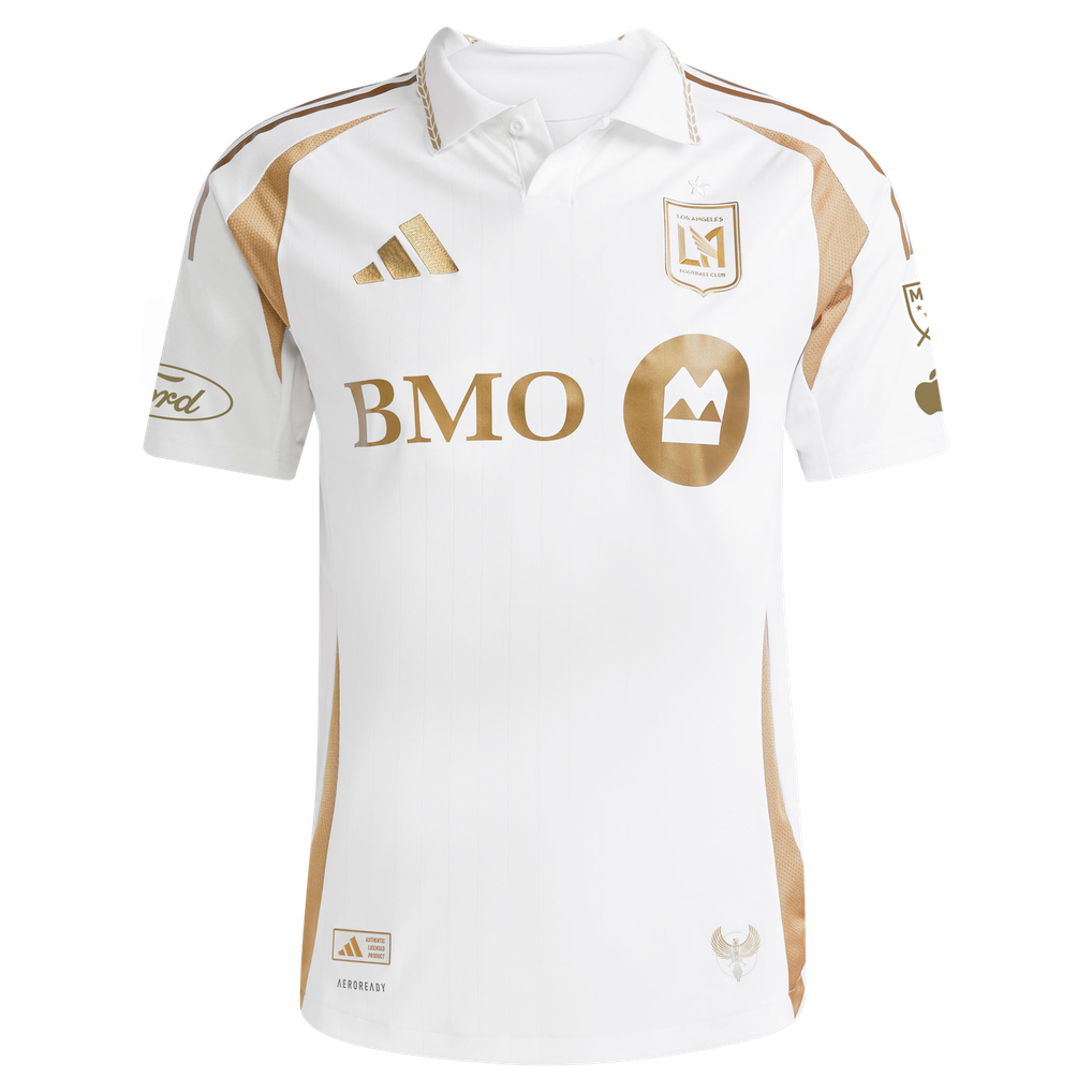 LAFC adidas 2025 Secondary Authentic Jersey - White