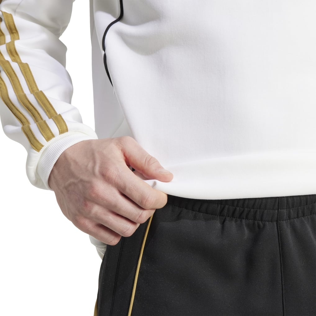 LAFC adidas 2025 Travel Pullover Hoodie - White