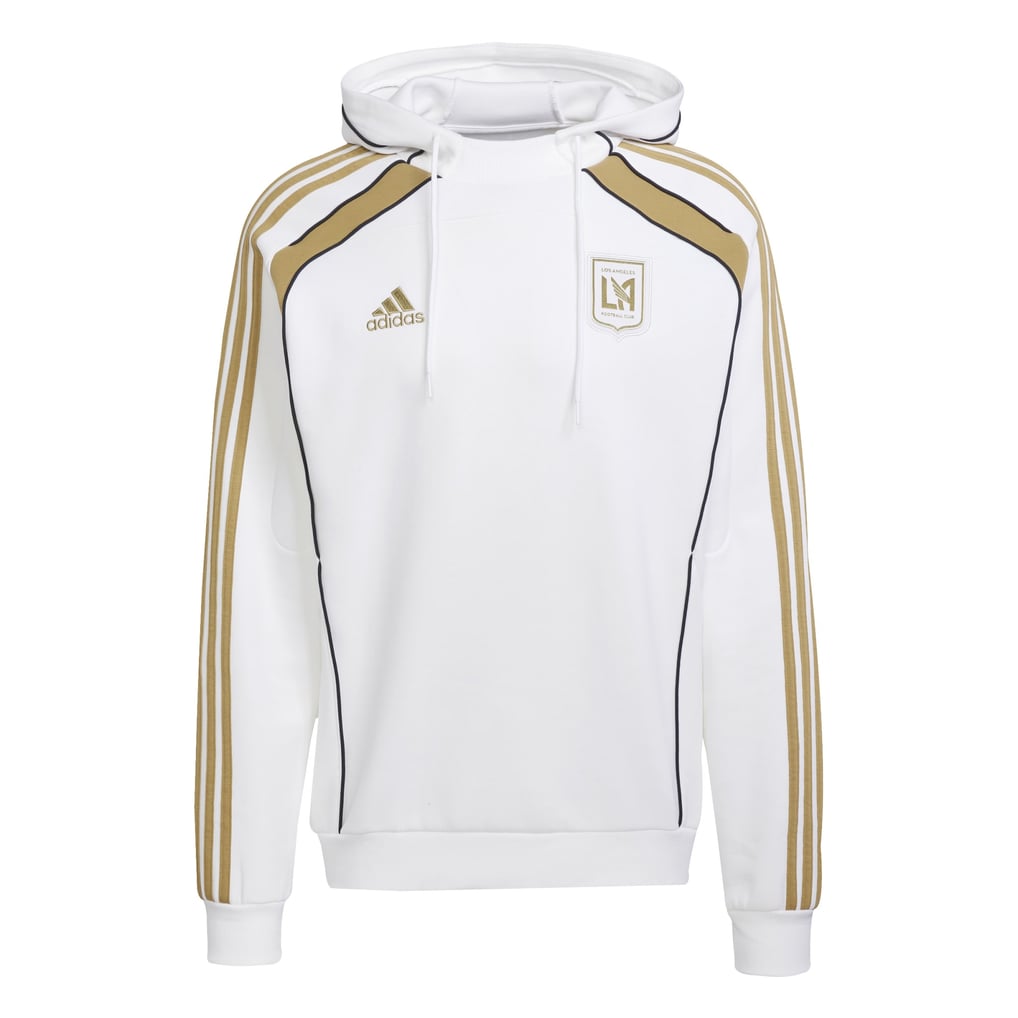 LAFC adidas 2025 Travel Pullover Hoodie - White