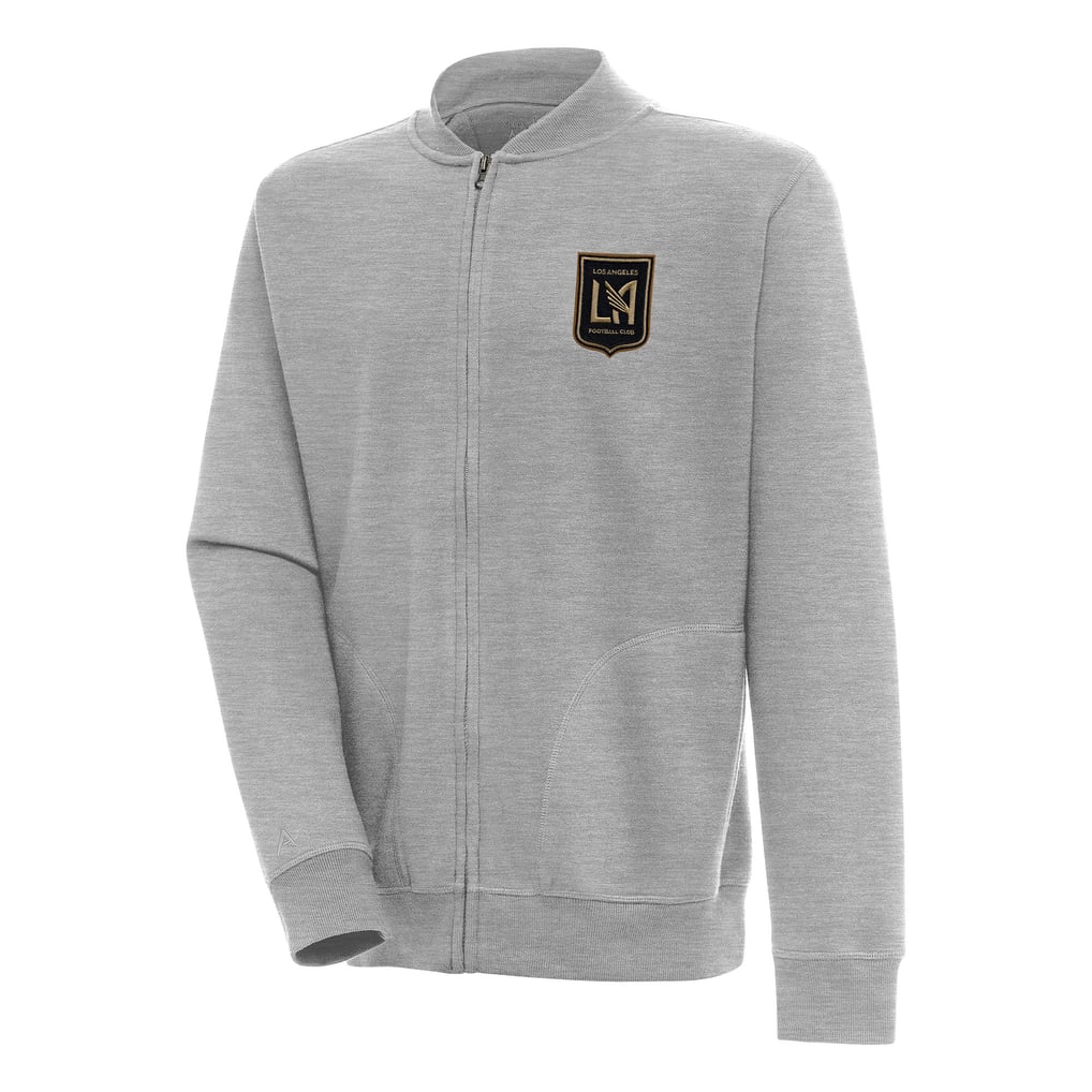 LAFC Antigua Victory Full-Zip Jacket - Heather Gray
