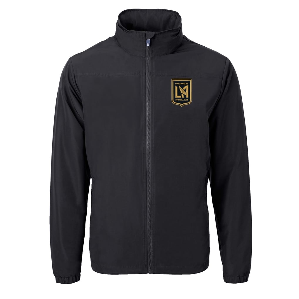 LAFC Cutter & Buck Charter Eco Recycled Full-Zip Jacket - Black