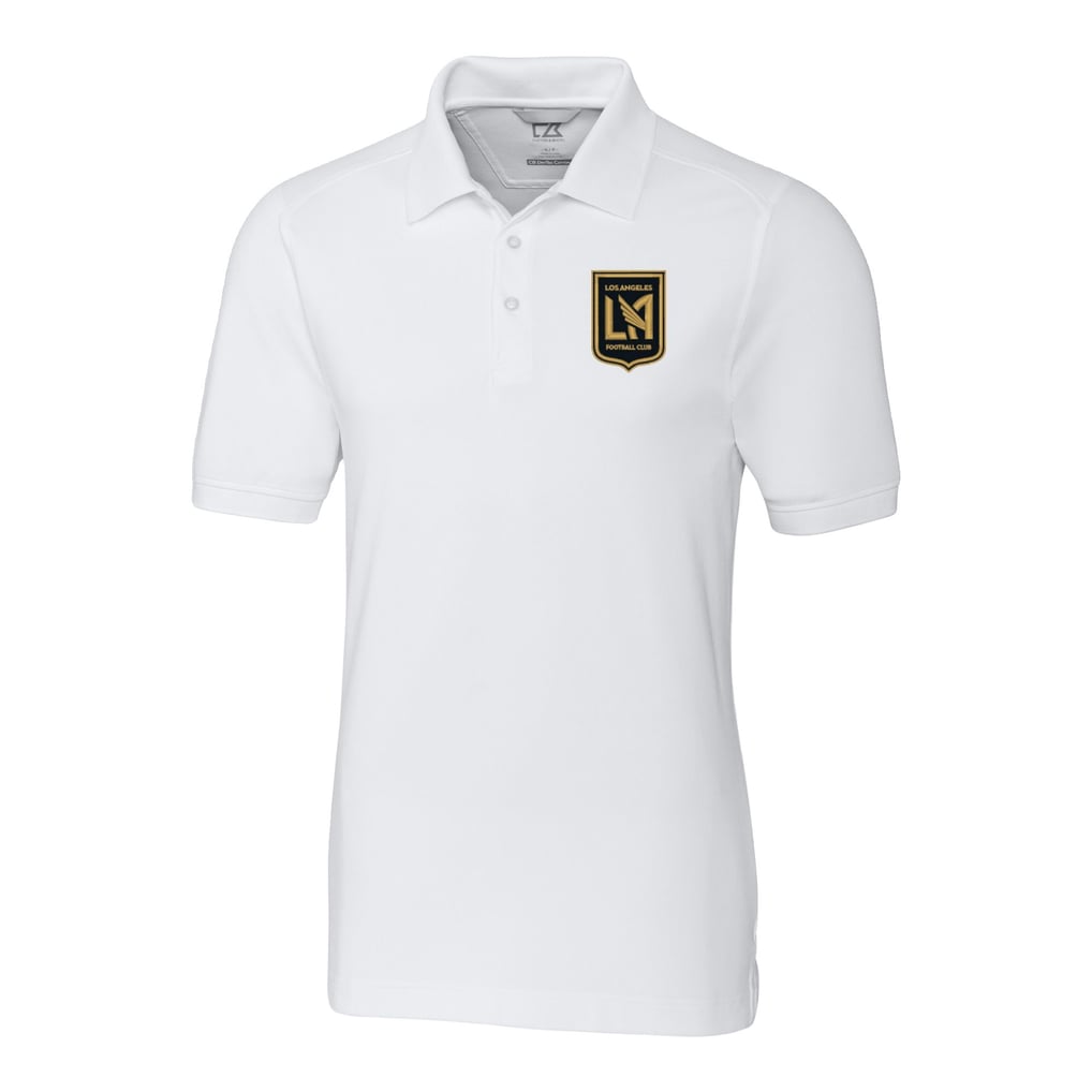 LAFC Cutter & Buck Advantage Eco Tri-Blend Pique Polo - White