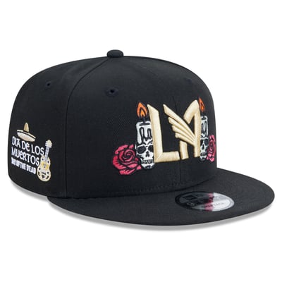  LAFC New Era Day of the Dead 9FIFTY Snapback Hat - Black