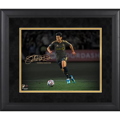 Son Heung-Min LAFC Fanatics Authentic Framed 11" x 14" Spotlight Photograph - Facsimile Signature