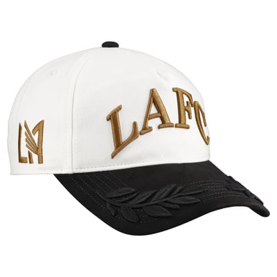 LAFC Sportiqe Unisex Admiral Twill Adjustable Hat - White/Black