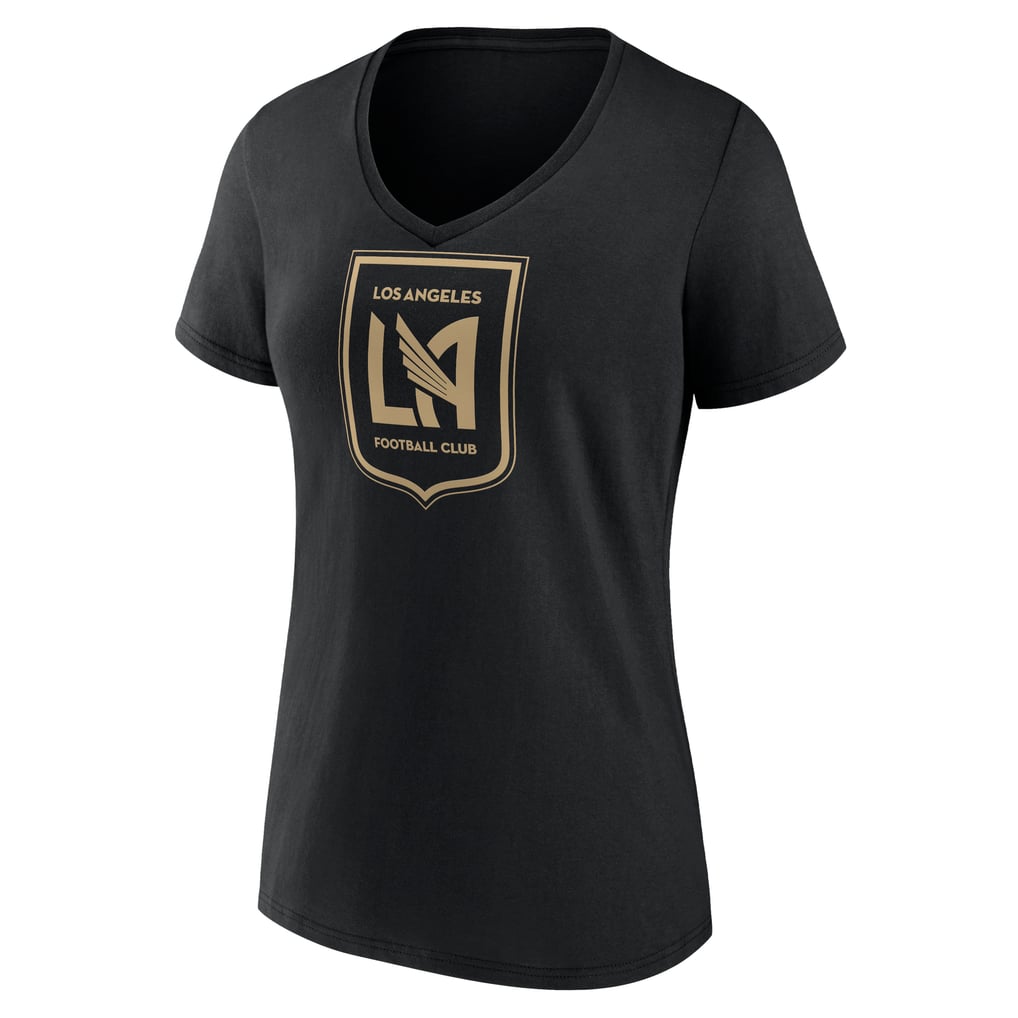 LAFC Women's Custom Team Authentic V-Neck T-Shirt - Black