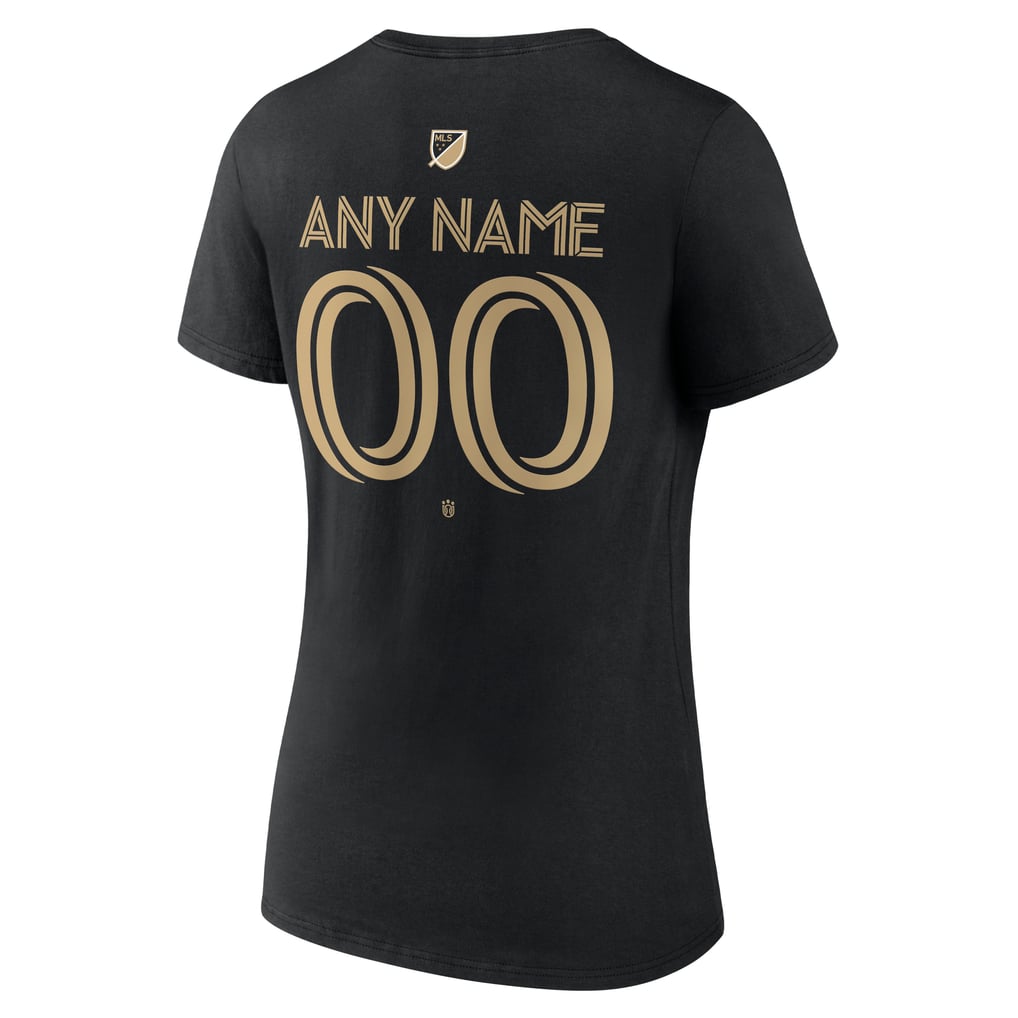 LAFC Women's Custom Team Authentic V-Neck T-Shirt - Black