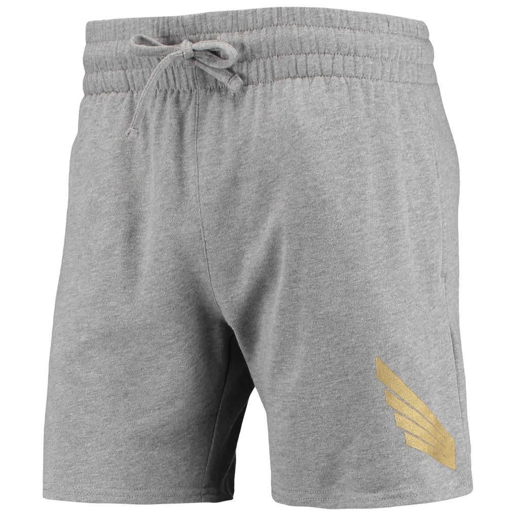 LAFC Mitchell & Ness Women's Logo Shorts - Heathered Gray