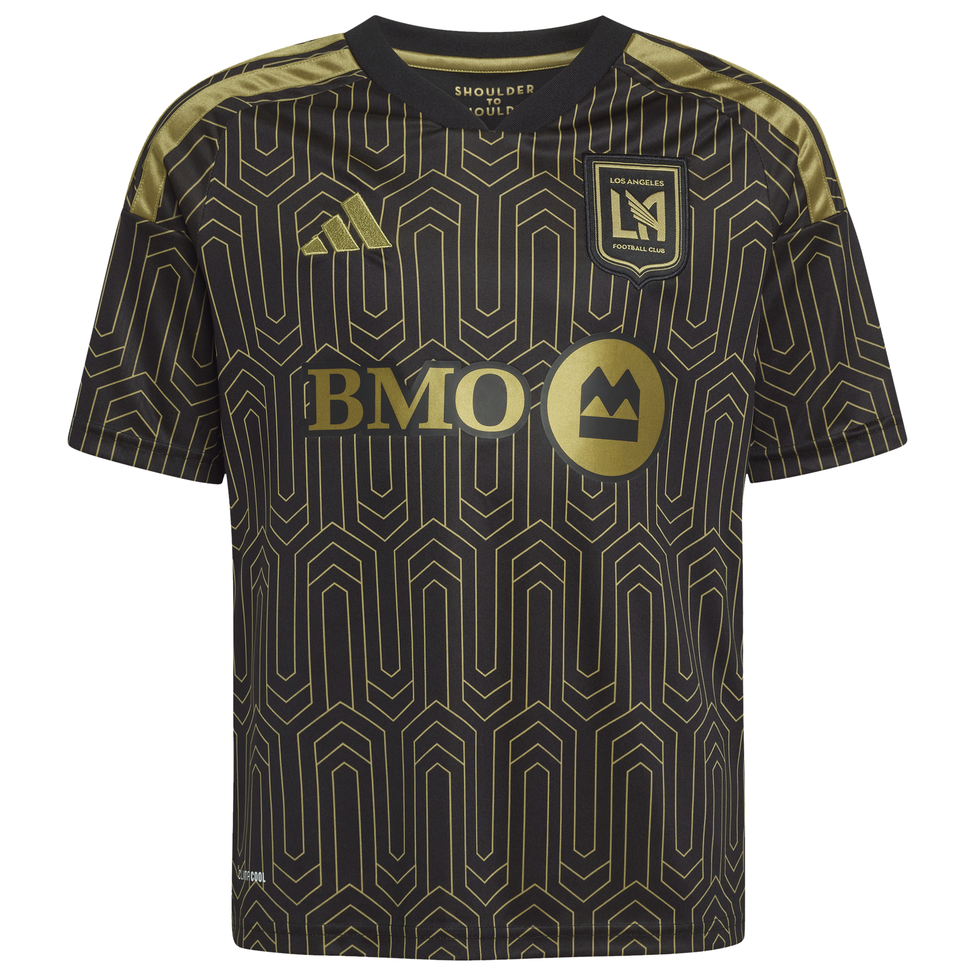 Aaron Long LAFC Youth 2026 Primary Kit Replica Jersey - Black - angle 4