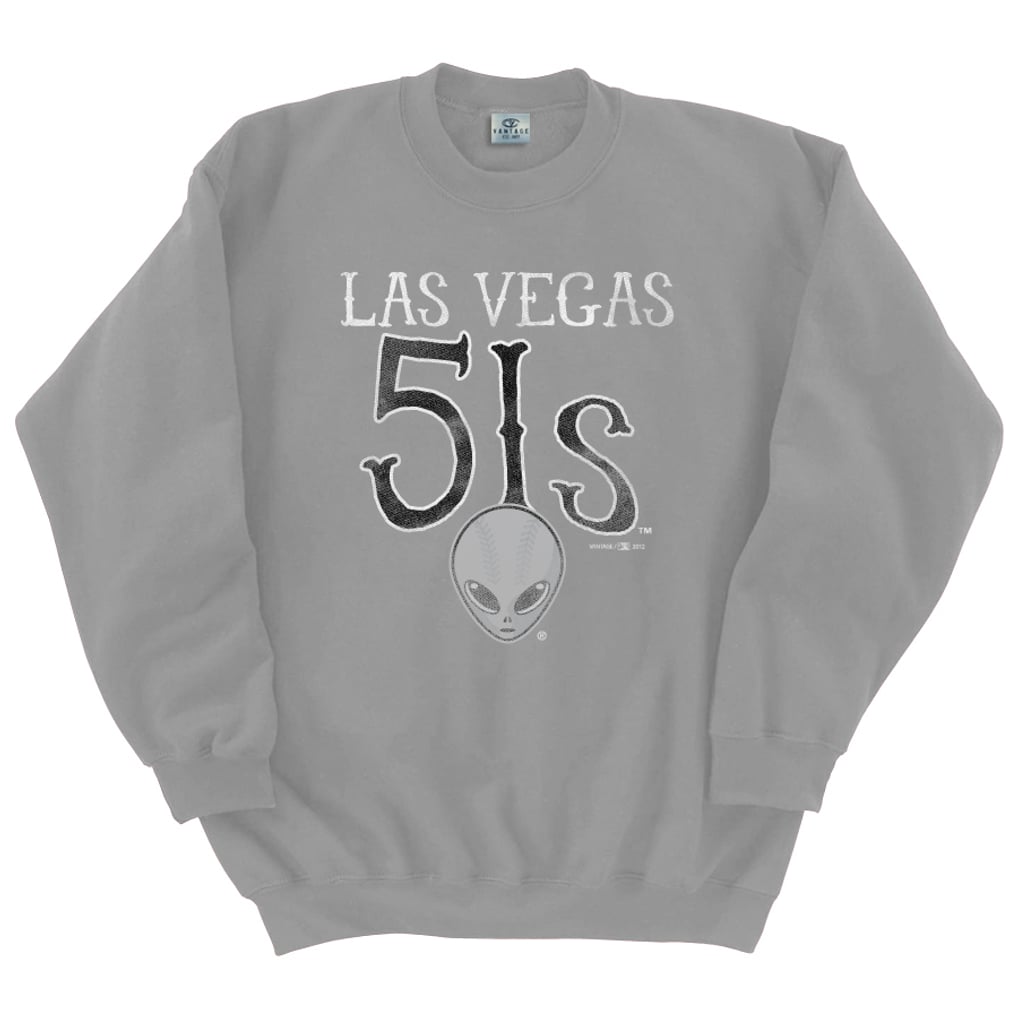 Las Vegas 51s Gray Call Up Crewneck Sweatshirt