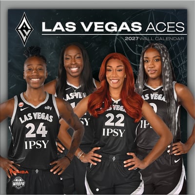 Las Vegas Aces 2027 12” x 12” Team Wall Calendar