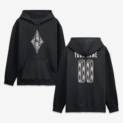Las Vegas Aces  Forged Mascot Personalized Name & Number Hoodie - Black