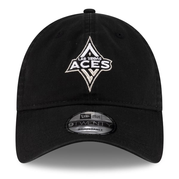 New Era 9Twenty Las Vegas Aces WNBA Breast Cancer Awareness Adjustable Hat Black Las Vegas Aces New Era Core Logo 9TWENTY Adjustable Hat - Black main image 4