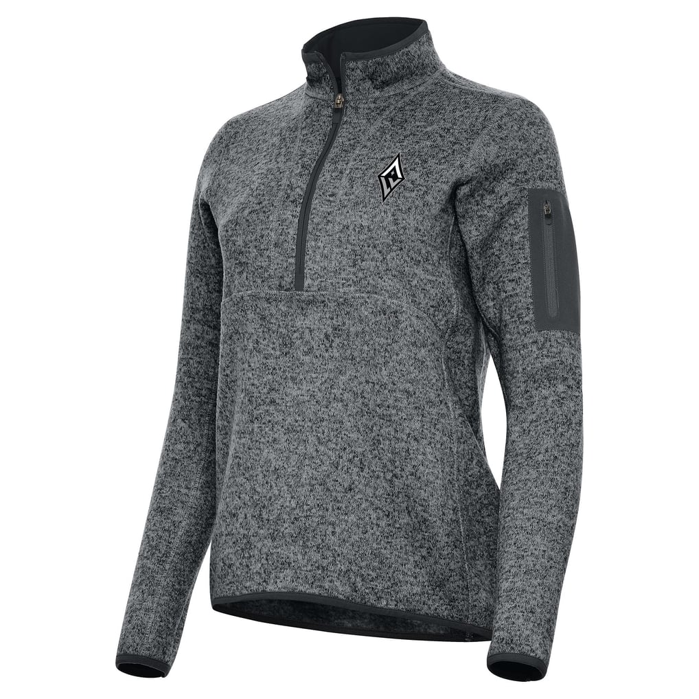 Las Vegas Aces Antigua Women's Fortune Half-Zip Pullover Jacket - Heather Gray