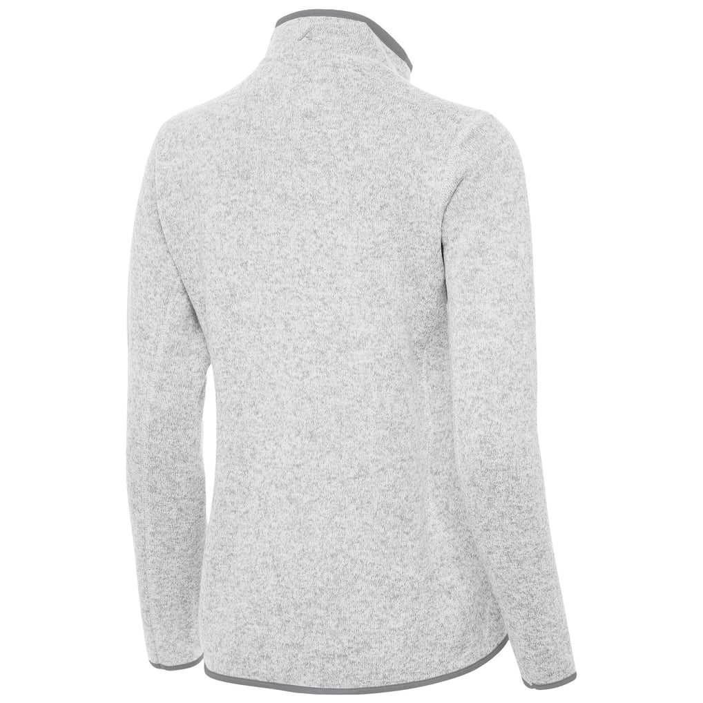 Las Vegas Aces Antigua Women's Fortune Half-Zip Pullover Jacket - Heather Gray