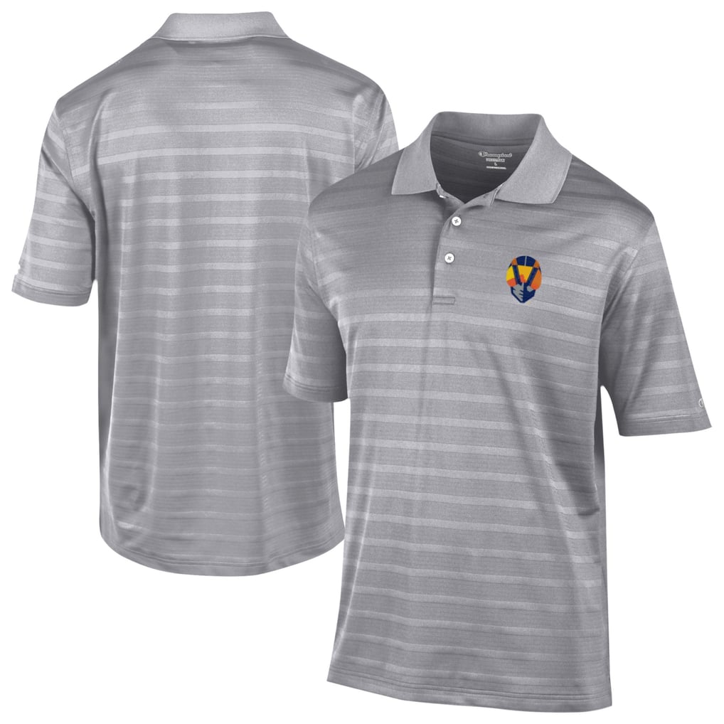  Las Vegas Aviators Champion Textured Solid Polo - Gray