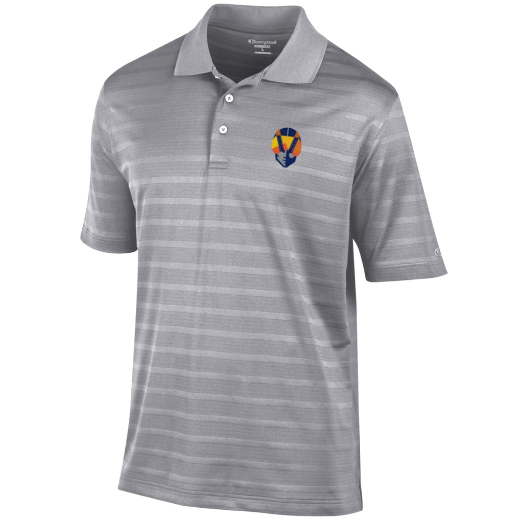  Las Vegas Aviators Champion Textured Solid Polo - Gray